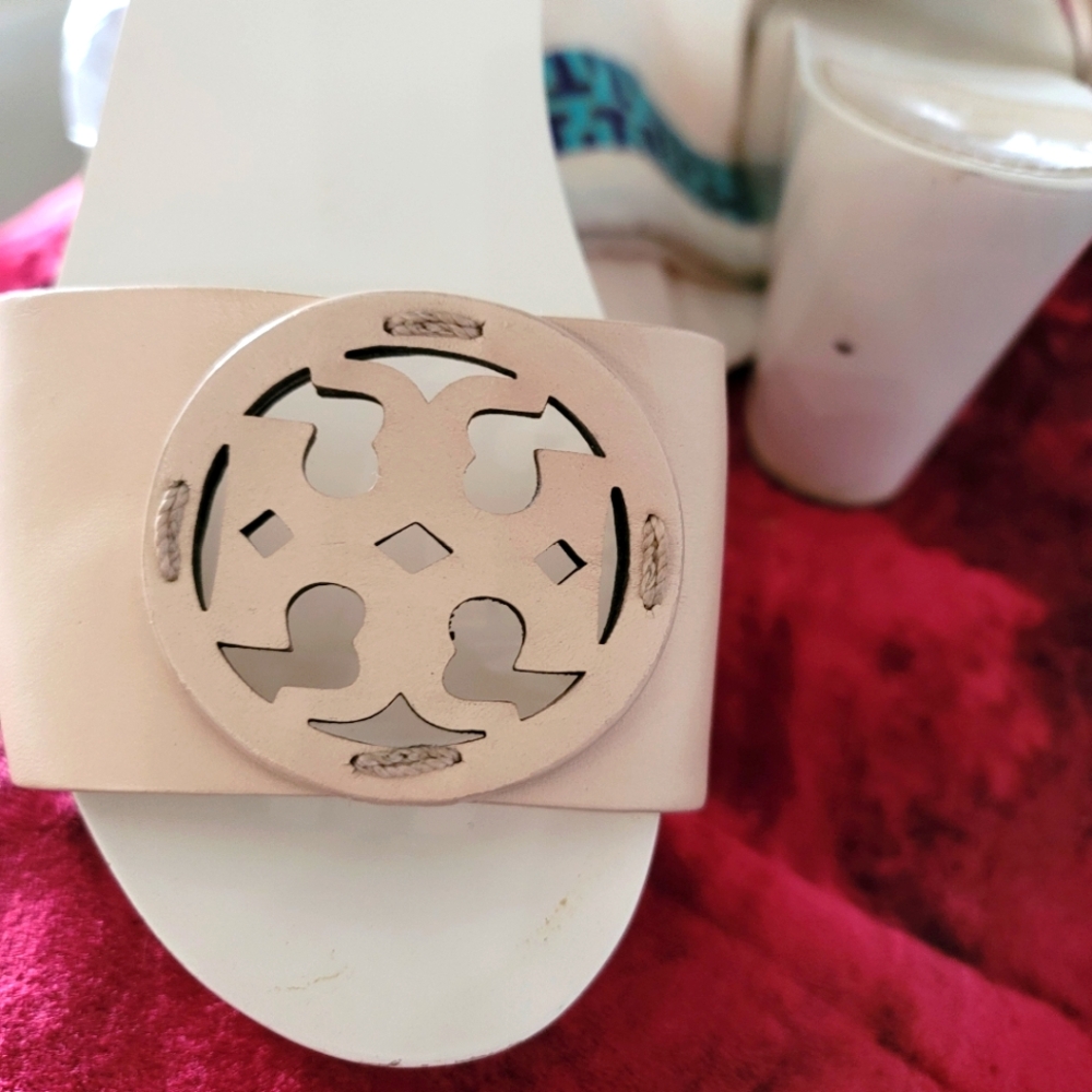 Tory Platform Slide Wedges - image 3